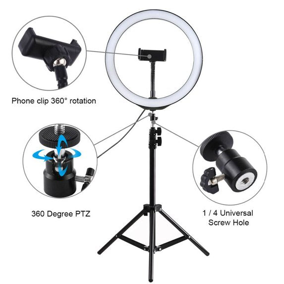 Portable Fill Light with Phone Holder